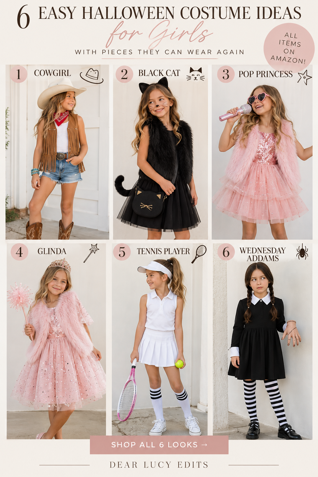 6 Easy Halloween Costume Ideas for Girls — With Pieces They Can Wear Again
