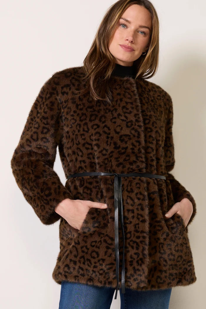 Velvet Marmont Animal Print Jacket