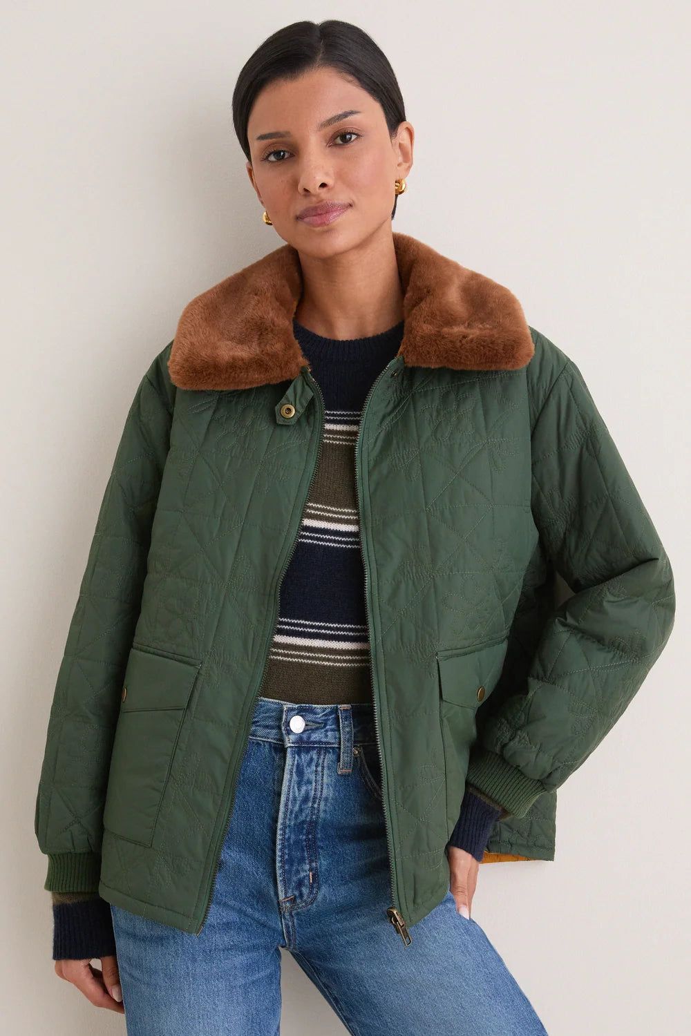 THE GREAT. OUTDOORS Reversible Logger Puffer