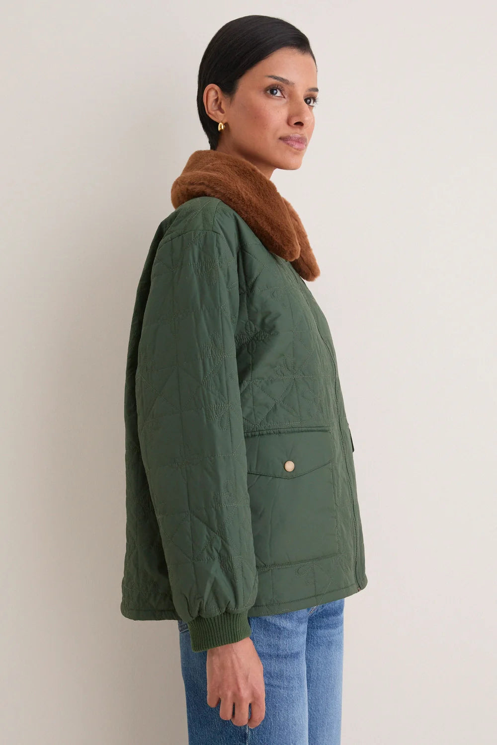 THE GREAT. OUTDOORS Reversible Logger Puffer