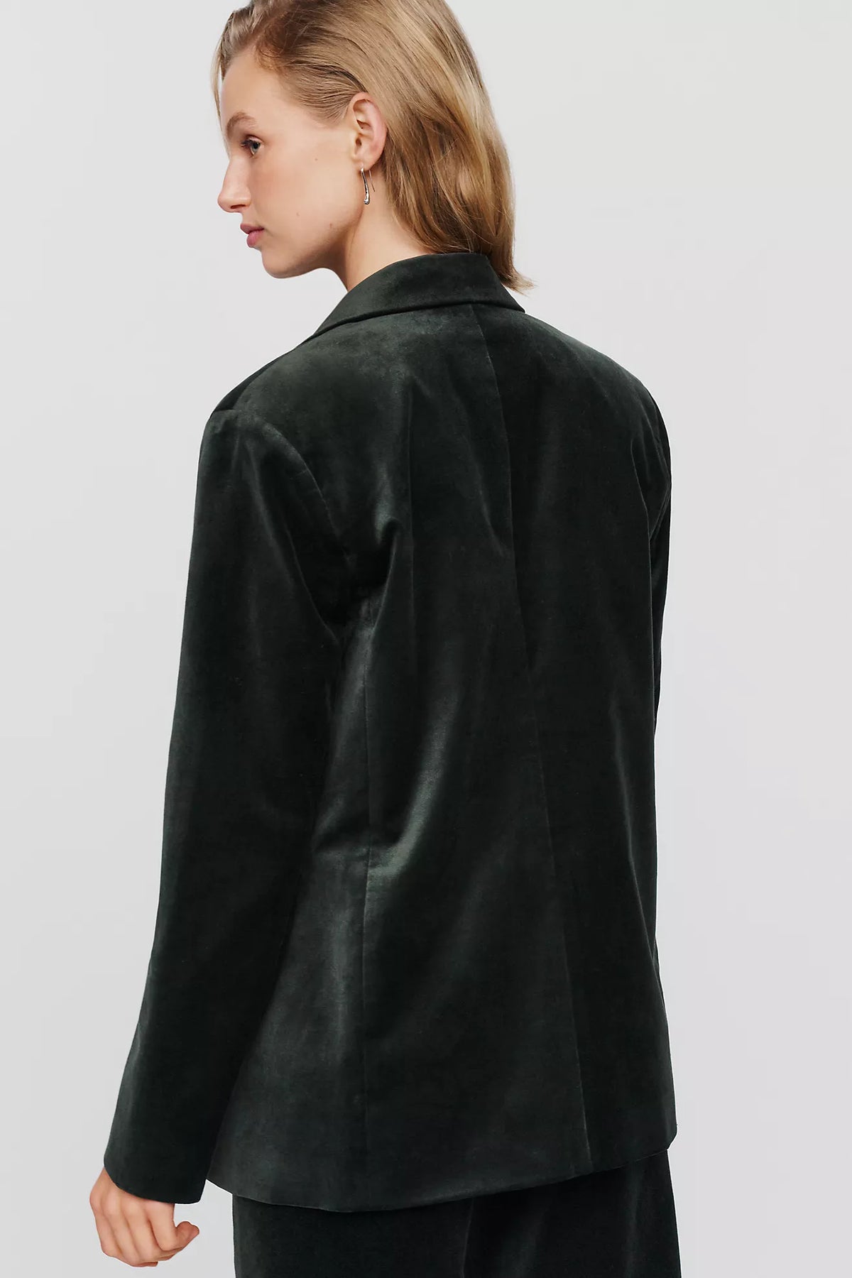 Maeve Rue Velvet Blazer from Anthropologie