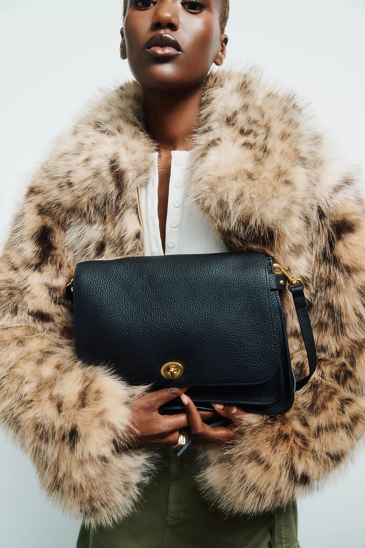 Maeve Rae Faux Fur Cropped Jacket from Anthropologie