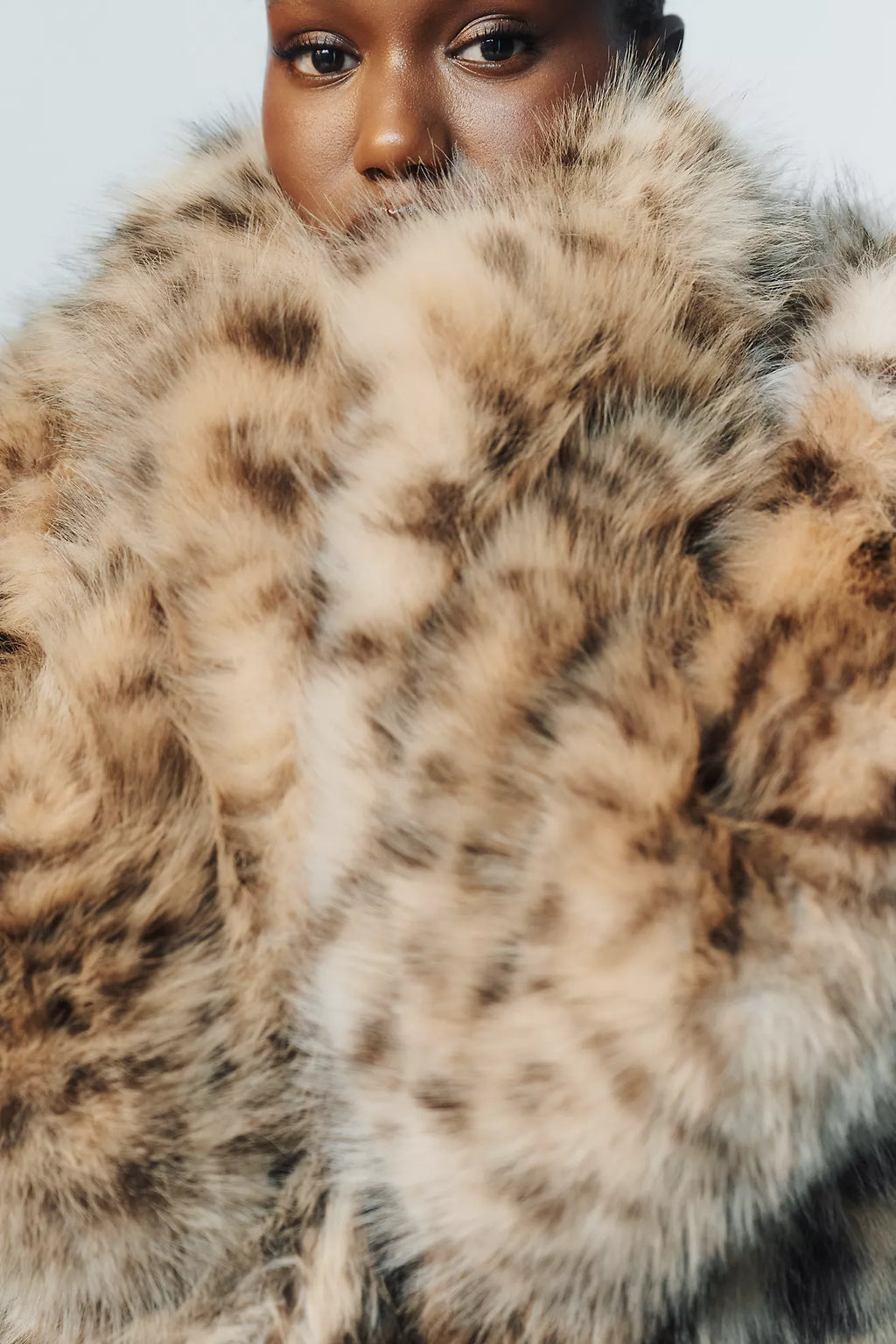 Maeve Rae Faux Fur Cropped Jacket from Anthropologie