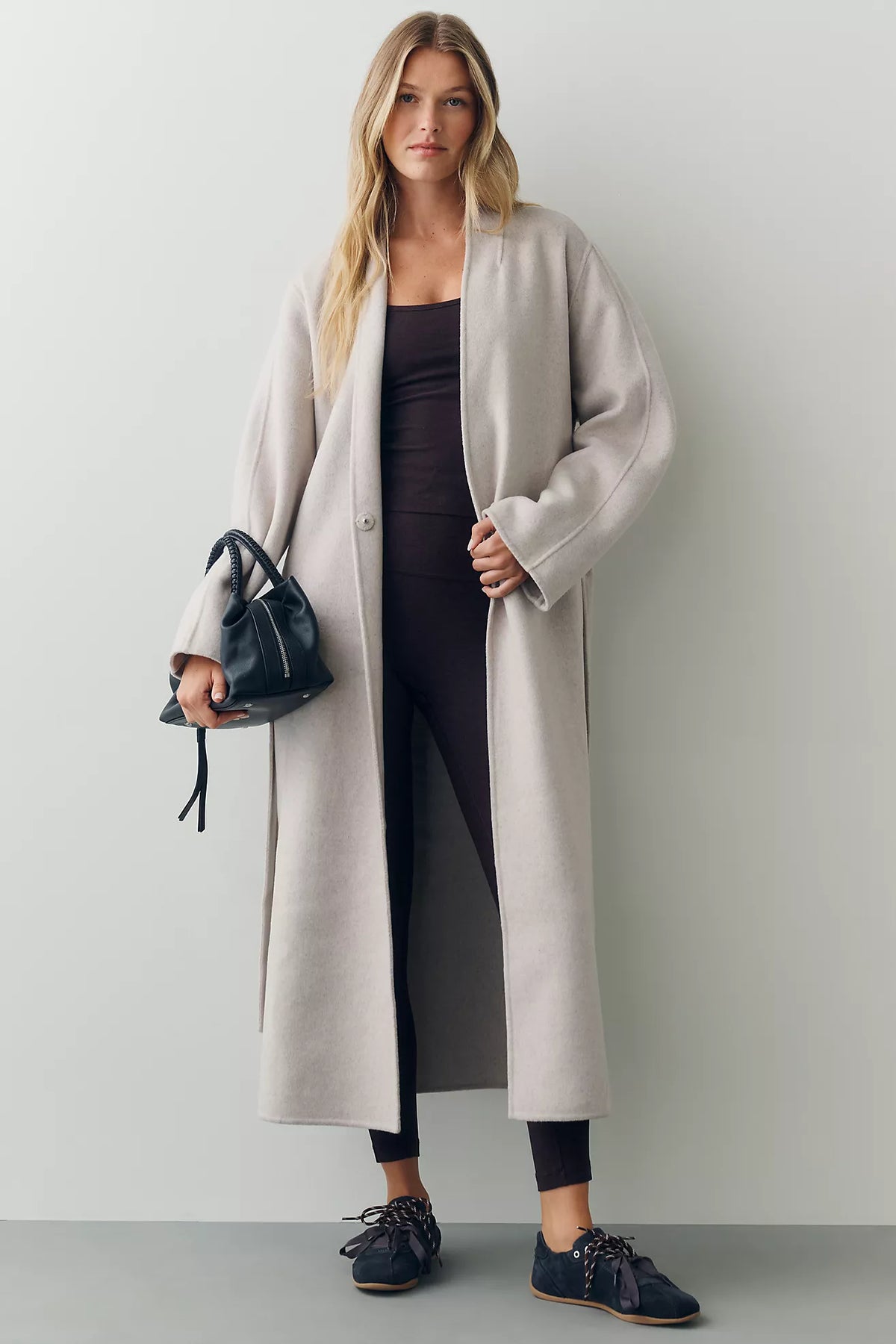 Varley Felice Long Belted Coat