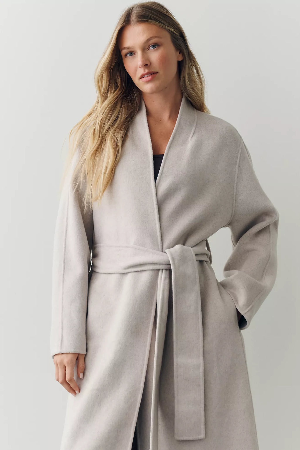 Varley Felice Long Belted Coat