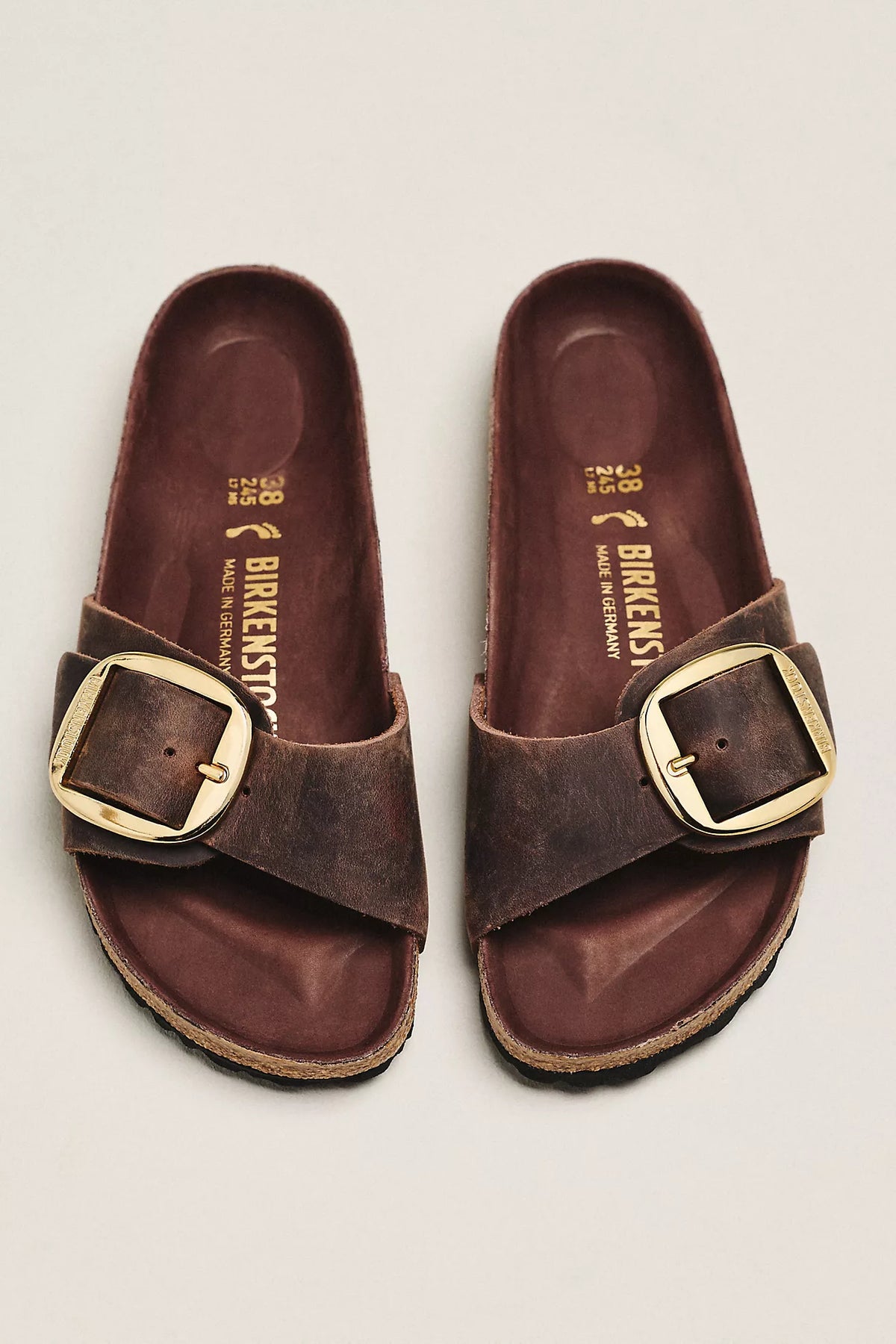 Birkenstock Madrid Big Buckle Nubuck Sandals