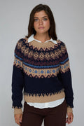 Autumn Cashmere Chunky Fair Isle Crew