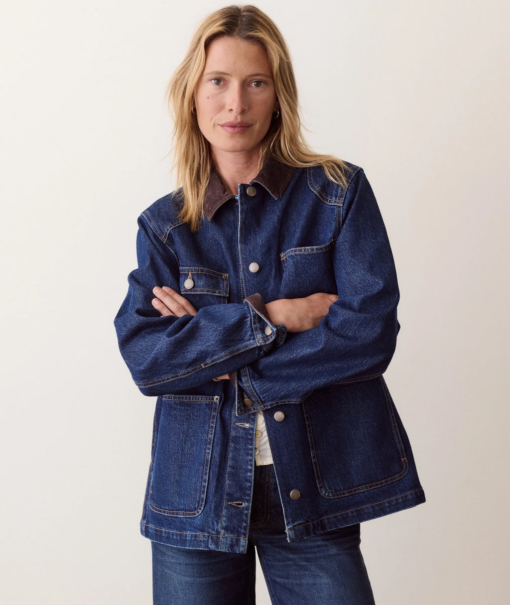 Marine Layer Riley Denim Barn Jacket