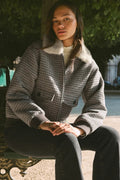 Z SUPPLY Tavi Plaid Bomber Jacket
