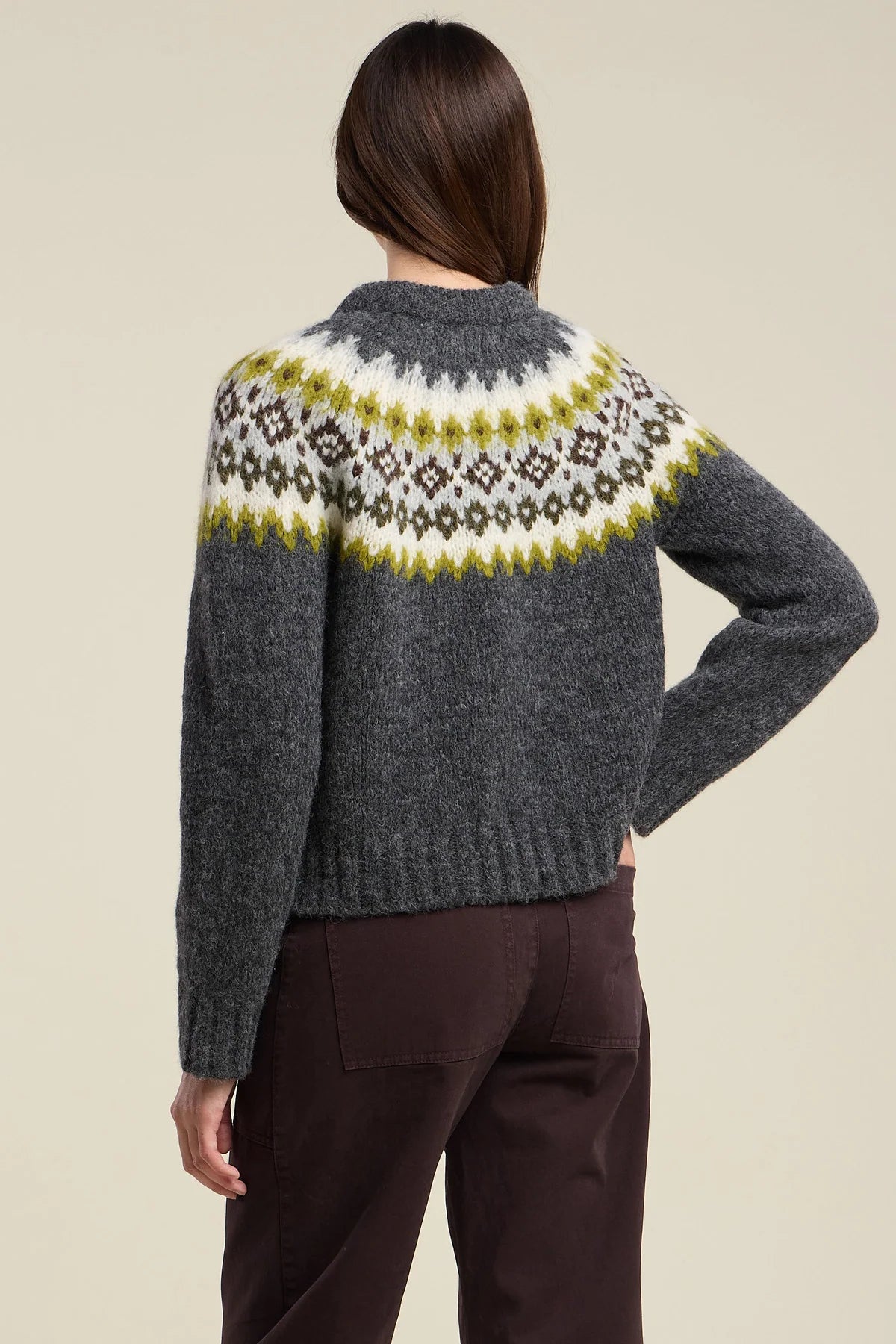 Velvet Edith Alpaca Fair Isle Sweater