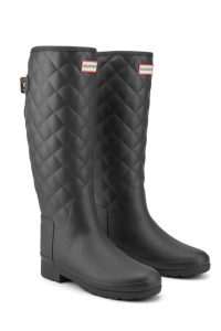 Hunter Refined Adjustable Quilted Slim Fit Tall Rain Boots